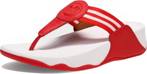 FitFlop DX4002-070 Walkstar Toe-Post Sandals Red US09 in Saudi Arabia