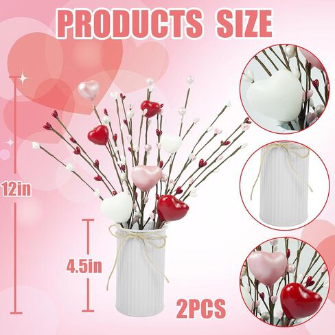 قطعتان من زينة عيد القديس باتريك، سيقان توت شامروك صناعية في مزهرية مقاس 30.48 سم، فروع زهور البرسيم الأخضر مع وعاء معدني، فروع زهور خضراء لحفلات المنزل، قطع مركزية in Kuwait