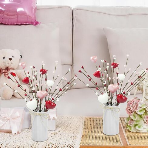 قطعتان من زينة عيد القديس باتريك، سيقان توت شامروك صناعية في مزهرية مقاس 30.48 سم، فروع زهور البرسيم الأخضر مع وعاء معدني، فروع زهور خضراء لحفلات المنزل، قطع مركزية in Kuwait