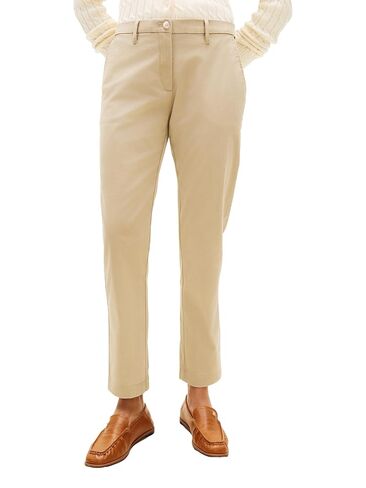 Tommy Hilfiger Womens Twill Slim Chino Pants with Stretch Mid Rise Ankle Pants in Saudi Arabia