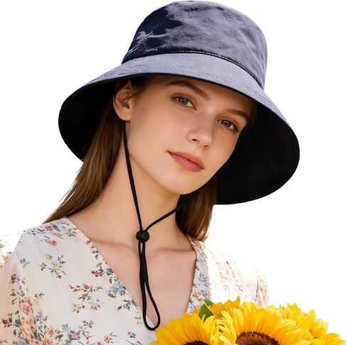 Packable Sun Hats for Women Summer Wide Brim Hat Womens Floppy Cotton Sun Hats for Travel in Saudi Arabia
