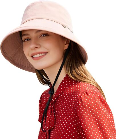 Packable Sun Hats for Women Summer Wide Brim Hat Womens Floppy Cotton Sun Hats for Travel in Saudi Arabia