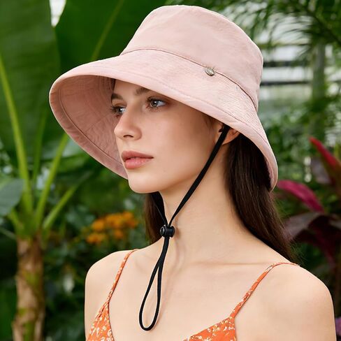 Packable Sun Hats for Women Summer Wide Brim Hat Womens Floppy Cotton Sun Hats for Travel in Saudi Arabia