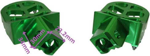 190cc Footpegs مسند القدم للصينية الصنع 50cc 70cc 90cc 110cc 125cc 140cc 150cc 160cc 170cc 180cc 190cc حفرة الدراجة الترابية SSR Piranha Kayo BSE M2R Lucky Orion M2R Lucky MX Thumpstar in Saudi Arabia