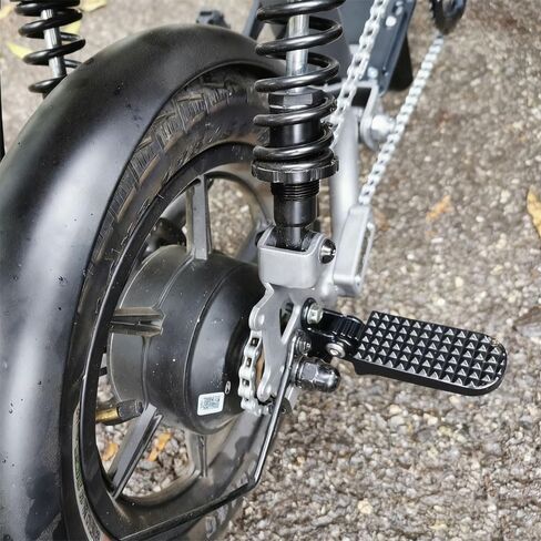 أوتاد ركاب EBike متوافقة مع Ridstar Q20 Lectric Xp4 Jetson Bolt Pro Wallke H9 AWD Hurley Big Swell Rad Power، أوتاد دواسات قابلة للطي للركاب غير قابلة للانزلاق (أسود) in Kuwait