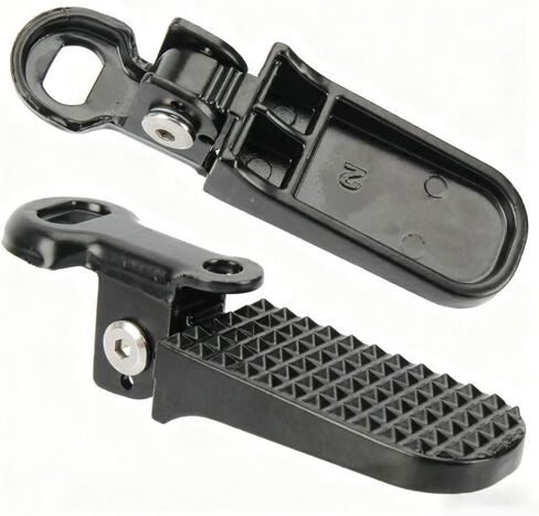 أوتاد ركاب EBike متوافقة مع Ridstar Q20 Lectric Xp4 Jetson Bolt Pro Wallke H9 AWD Hurley Big Swell Rad Power، أوتاد دواسات قابلة للطي للركاب غير قابلة للانزلاق (أسود) in Kuwait