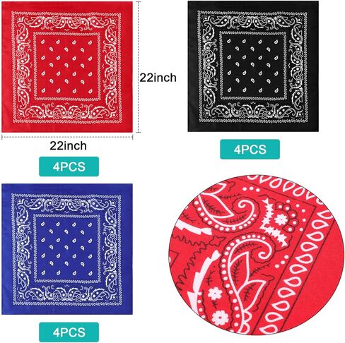 Hercicy 72 Pcs Cowboy Hats and Bandanas Fake Mustaches Bulk Western Straw Cowboy Hat Costume Accessories for Adult Men Women Costume Party in Saudi Arabia