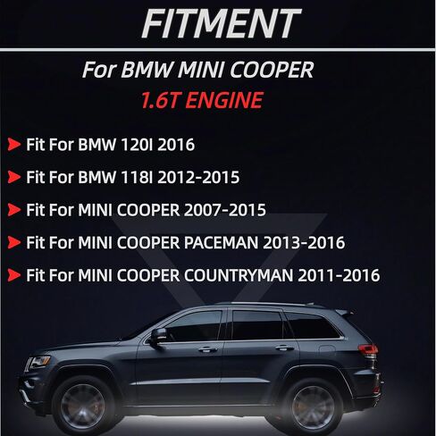 N13 N18 1.6T مجموعة حشية الرأس مع مجموعة سلسلة التوقيت تناسب BMW 118 120I MINI Cooper Countryman Cooper Paceman 2007-2016 N13 N18 يتضمن المحرك مجموعة مكبس توصيل قضيب 11257601181 in Saudi Arabia