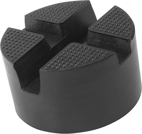 Floor Jack Extension,Car Accessories Rubber Cross Slotted Pinch Weld Jack Pad,Vehicle Repair Tool,Universal Thickened Anti Slip Pinch Weld Side Support Block,Fits Most Vehicles and Floor Jacks in Saudi Arabia