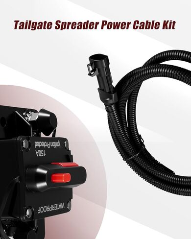 كابل طاقة موزع الباب الخلفي يستبدل 3035937 و3008615، متوافق مع موزعات الملح TGS02 TGS03 TGS05B TGS06 TGS07 TGSUVPROA in Kuwait