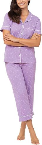 PajamaGram Cotton Pajamas For Women - Capri Pajamas For Women Set, 100% Cotton in Saudi Arabia