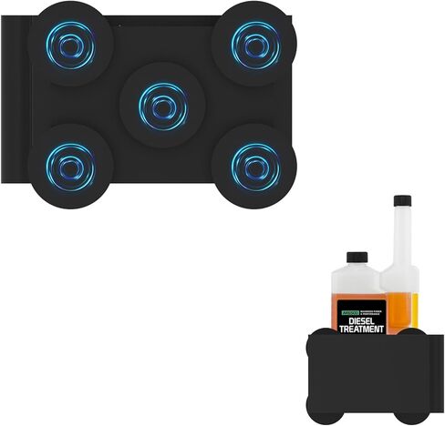 حامل إضافات ديزل مغناطيسي لآركويل مع تثبيت قوي 110 رطل - حامل زجاجة مقاوم للانسكاب لزجاجات 40 أونصة و40.6 أونصة | مادة ASA مقاومة للأشعة فوق البنفسجية والحرارة (40 أونصة) in Kuwait