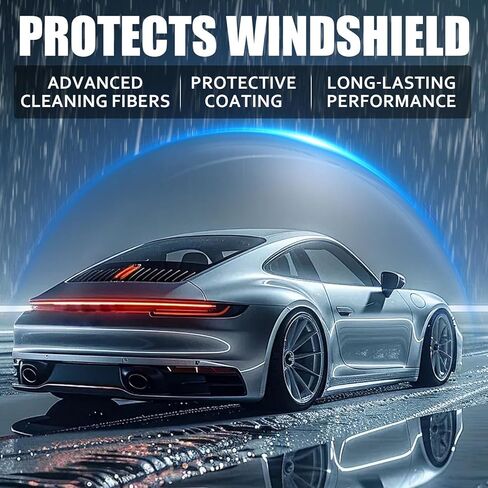 فرشاة تنظيف فيلم زيت السيارات المحسنة من QUANROL 2025 - طلاء زجاجي جديد لإزالة فيلم زيت الزجاج الأمامي - فرشاة تنظيف قوية لتحسين وضوح ورؤية الزجاج الأمامي in Kuwait
