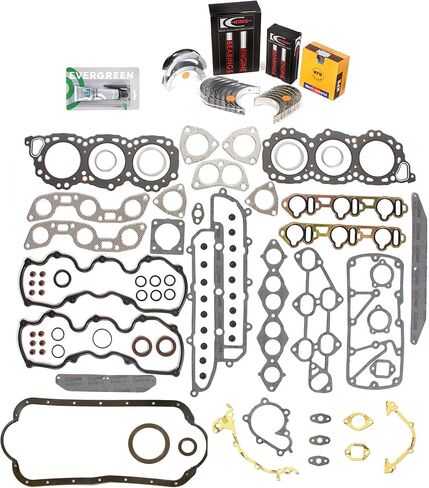 Evergreen SA-5494168598-6 Full Gasket Set Bearings Rings Fit 87-95 Nissan Mercury Infiniti 3.0 SOHC VG30E in Saudi Arabia