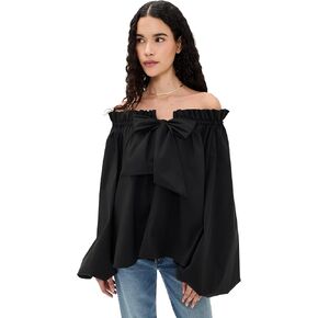 بلوزة Adeline ذات ربطة عنق للسيدات من Caroline Constas in Kuwait