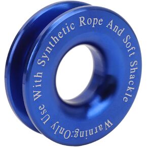 سبائك الألومنيوم ونش انتعاش انتعاش 17637 رطل للأغلال الناعمة وحبال الرافعة - أداة سحب أساسية للمركبات ATV، UTV، SUV، شاحنة in Kuwait