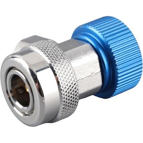 POCREATION R134A Quick Coupler Set, Metal High Low Side Connectors for Automotive AC Systems 1/4 Interface for Efficient Maintenance (red high voltage) in Kuwait