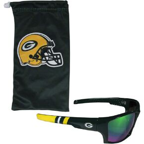 Siskiyou Sports NFL Jacksonville Jaguars Unisex Edge Wrap Sunglass and Bag Set, Team Colors, One Size,FESG175EB in Saudi Arabia