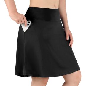 BEROY Women's 20" Knee Length Skorts Skirts Athletic Golf Skorts Casual Tennis Skirt with Pockets in Saudi Arabia