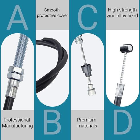 22870-GBF-K40 كابل القابض لهوندا CR80 CR80R CR85R CR85RB | يستبدل 22870-GC4-P00 | 1 حزمة استبدال كابل القابض للدراجة الترابية in Kuwait