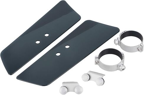 دراجة نارية عالمية دخان أمامي مناسب لشوكة الرياح مع مجموعة أدوات تركيب مناسبة لـ H-onda VT1100C2 Shadow Saber Harley FLHR2 Y-amaha XVS11A K-awasaki VN1500/2000 S-uzuki in Kuwait