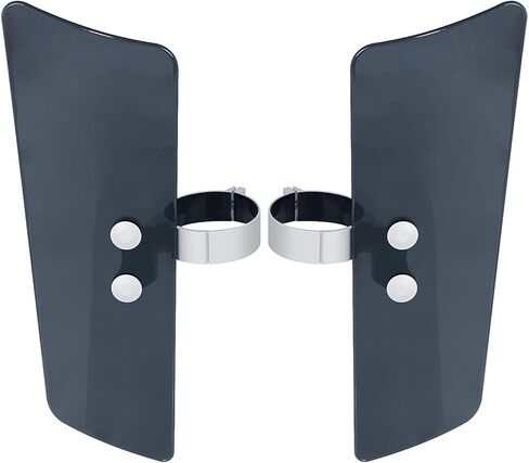 دراجة نارية عالمية دخان أمامي مناسب لشوكة الرياح مع مجموعة أدوات تركيب مناسبة لـ H-onda VT1100C2 Shadow Saber Harley FLHR2 Y-amaha XVS11A K-awasaki VN1500/2000 S-uzuki in Kuwait