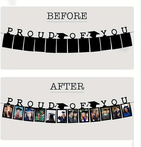 لافتة التخرج فئة من الديكورات، صورة التخرج تحتفل بالتخرج مع لافتة معلقة مسبقًا وخلفية صورة لمستلزمات الحفلات in Kuwait