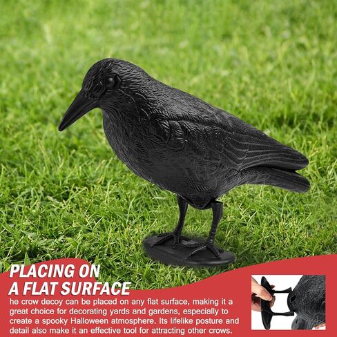 شرك الغراب آرتشريست، بلاستيك كامل الجسم لجذب أفخاخ الصيد، ديكور فناء الحديقة وديكور الهالوين in Kuwait