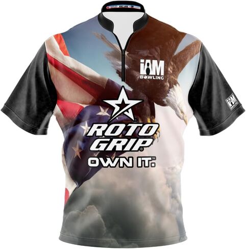 Logo Infusion I AM Bowling Jersey ياقة وشاح بأكمام قصيرة 2167-RG صنع في الولايات المتحدة الأمريكية ROTO Grip in Saudi Arabia