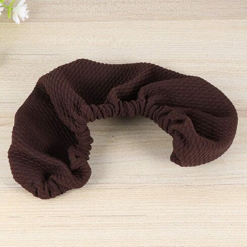 Garneck 2pcs Office Chair Armrest Covers,Arm Rest Slipcovers,Thickened Office Computer Chair Armrest Protect Covers, Elastic Band Chair Arm Rest Sleeves (Coffee) in Saudi Arabia