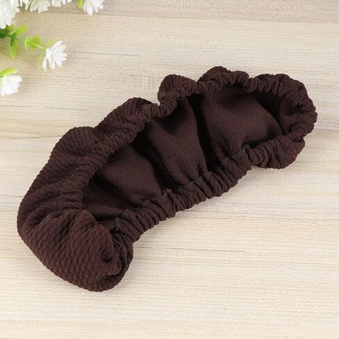 Garneck 2pcs Office Chair Armrest Covers,Arm Rest Slipcovers,Thickened Office Computer Chair Armrest Protect Covers, Elastic Band Chair Arm Rest Sleeves (Coffee) in Saudi Arabia