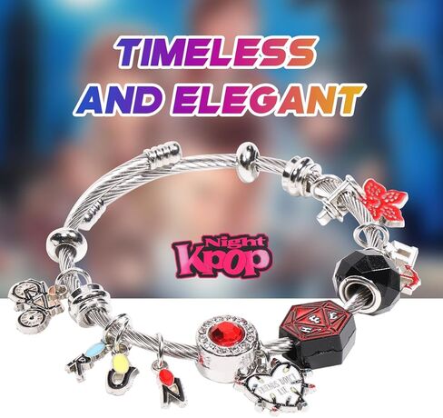 AICase for Stranger Merch Thing هدايا ألعاب أساور مستوحاة من قميص Demogorgon ملصقات ملصق أشياء غريبة أصدقاء لا يكذبون هدايا مجوهرات للمعجبين - عيد ميلاد_2 in Kuwait