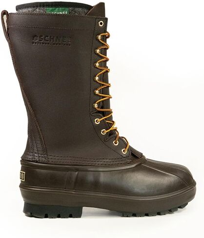 حذاء SCHNEE'S Extreme مقاس 13 بوصة معزول، 1000 جرام ثينسوليت، جلد مدبوغ بالزيت، نعل خارجي مميز، بني in Kuwait