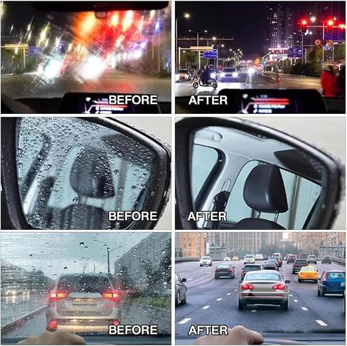 مزيل غشاء الزيت الزجاجي للسيارة، مركب زجاجي قابل للدوران مع لوح تنظيف، فرشاة تنظيف غشاء الزيت الزجاجي المحمولة تزيل طبقة الزيت واللطخات 100 مل in Kuwait