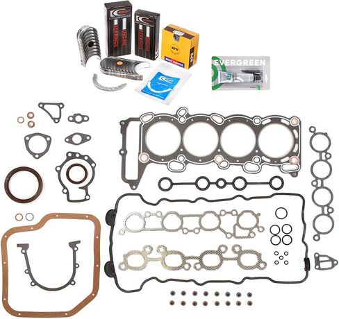 Evergreen SA-9761228179-2 مجموعة حشية كاملة حلقات محامل متوافقة مع/لـ 94-99 Nissan 200SX Sentra Infiniti G20 SR20DE in Saudi Arabia