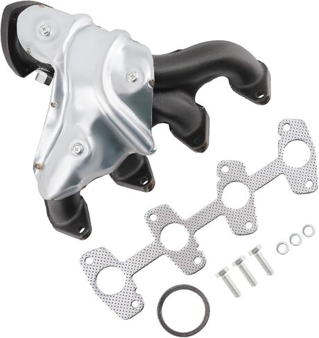 مجموعة مشعب العادم maxpeedingrods 674-400 24577409 مع حشية لسيارة شيفروليه S10 1998-1999 2000 2003، لسيارة GMC Sonoma 1998-1999 2000 2003، لسيارة Isuzu Hombre 1998-2000، L4 2.2L، 8245574090 in Kuwait