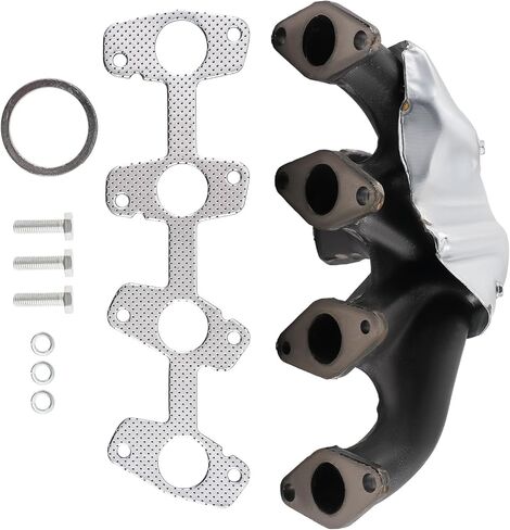 مجموعة مشعب العادم maxpeedingrods 674-400 24577409 مع حشية لسيارة شيفروليه S10 1998-1999 2000 2003، لسيارة GMC Sonoma 1998-1999 2000 2003، لسيارة Isuzu Hombre 1998-2000، L4 2.2L، 8245574090 in Kuwait