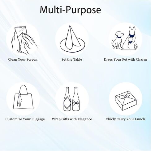 مناديل للرجال، مربعات جيب قطنية ناعمة قابلة لإعادة الاستخدام للرجال مع حامل، 12 × 12 بوصة in Kuwait