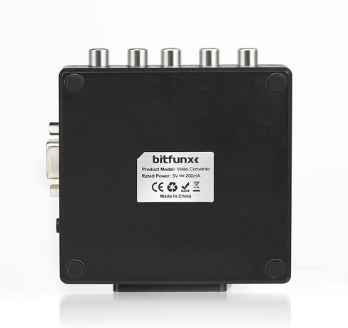 محول مكونات RGBS/SCART/VGA إلى YPBPR - يدعم سطوع الألوان القابل للتعديل (R/G/B)، محول ألعاب الفيديو التوصيل والتشغيل بدون تأخير، لـ PS2/PS1/N64/Genesis/Dreamcast/MD/Saturn in Kuwait