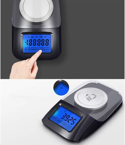 ميزان مجوهرات صغير 0.001 جرام، أوزان الجيب الرقمية LCD، مقياس مليجرام محمول متعدد الوظائف، 50 جرام/0.001 جرام in Saudi Arabia