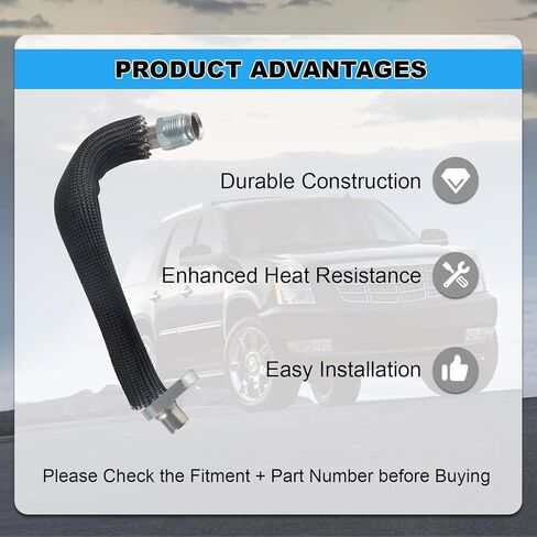 598-202 EGR Line Pipe Compatible with Select Buick Chevy Oldsmobile Pontiac Prix 3.1L 3.4L 3.8L 2000-2005 Replaces 24508969 in Saudi Arabia