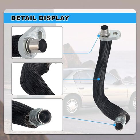 598-202 EGR Line Pipe Compatible with Select Buick Chevy Oldsmobile Pontiac Prix 3.1L 3.4L 3.8L 2000-2005 Replaces 24508969 in Saudi Arabia