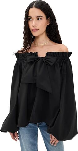 بلوزة Adeline ذات ربطة عنق للسيدات من Caroline Constas in Kuwait