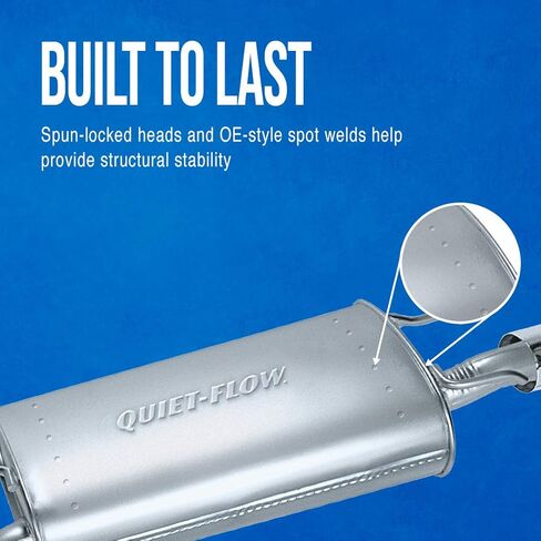 Walker Quiet-Flow 48328 Direct Fit Exhaust Muffler Assembly 2" Inlet (ID) 3.625" Outlet (OD) for Honda Odyssey in Saudi Arabia