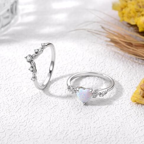 1 قيراط قطع القلب الطبيعي خواتم الخطبة مجموعات للنساء، 925 الفضة الاسترليني ورقة مويسانيتي مجموعات الزفاف العصابات، مجموعات خاتم الزفاف لعيد ميلاد الذكرى in Kuwait