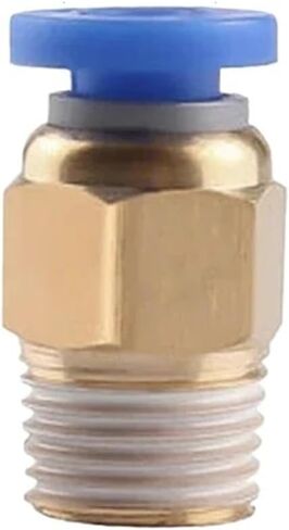 5Pcs 4mm/6mm/8mm/10mm/12mm M5 Thread Hose Fittings Pipe Connectors Pneumatic Air Connector Fitting(PC10mm-3I8) in Kuwait