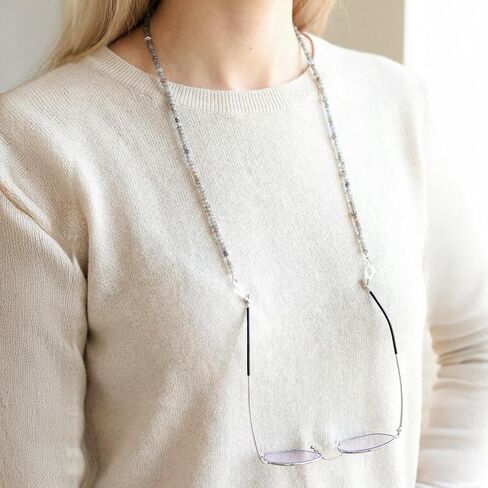Beaded Eyeglass Chains for Women Beaded Lanyard Strap Holders around Neck Bead Lanyard for Reading & Sun Glasses in Saudi Arabia