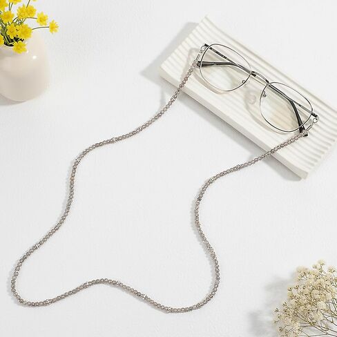Beaded Eyeglass Chains for Women Beaded Lanyard Strap Holders around Neck Bead Lanyard for Reading & Sun Glasses in Saudi Arabia