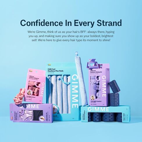 GIMME Beauty Sweet Dreams Satin Sleep Bonnet for Fine Hair - Pink, 1 Count in Kuwait