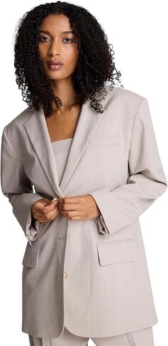Kenneth Cole Women's Plaid Three Button Blazer in Saudi Arabia